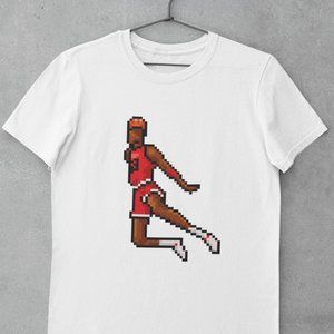1988 Dunk Contest Shirt, 8bit Jordan, Retro 3